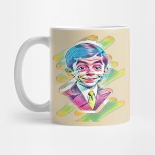 Animated Mr. Bean: Childhood Geometric Delight Mug